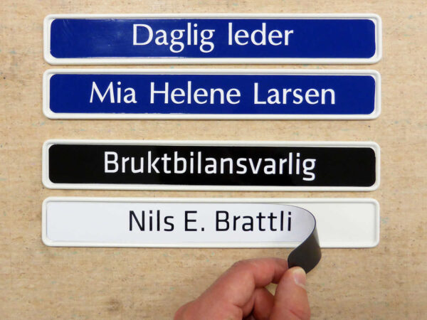 Dørskilt, kontorskilt og infotavler - Bilde 2