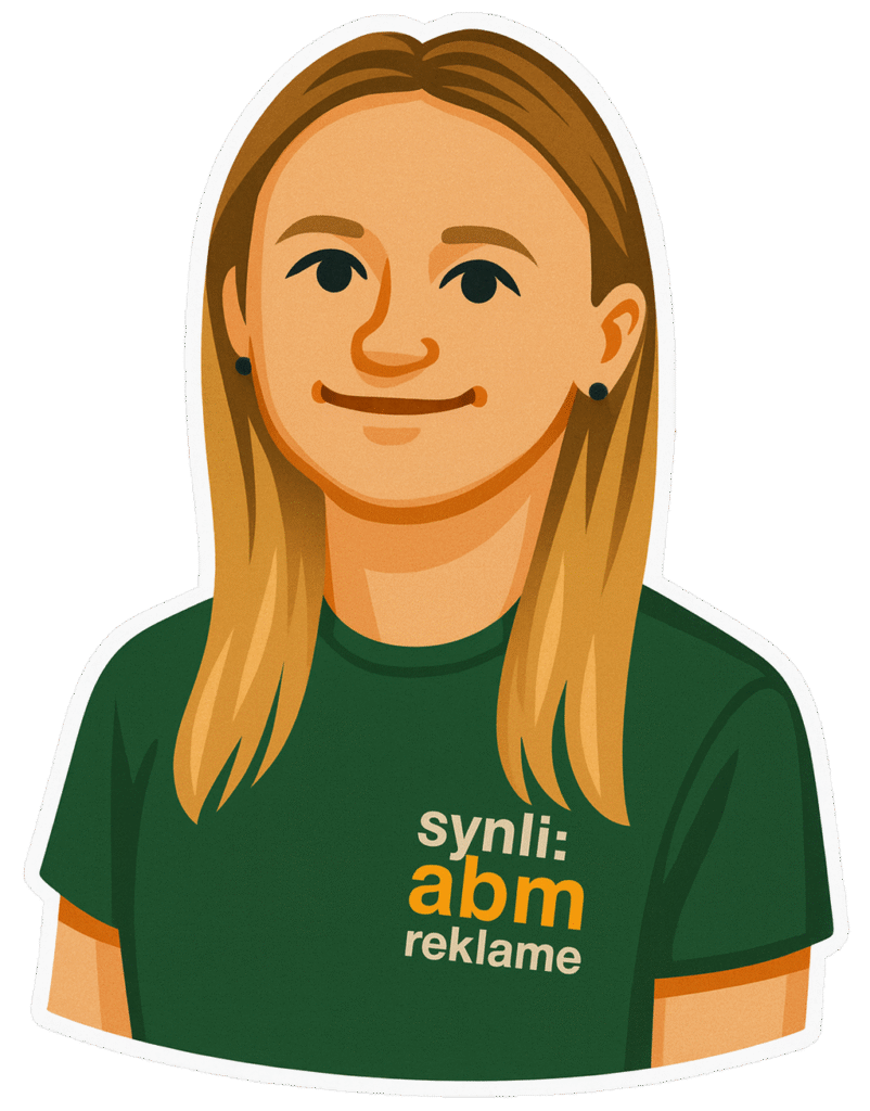 Illustrasjon av ansatt Maja